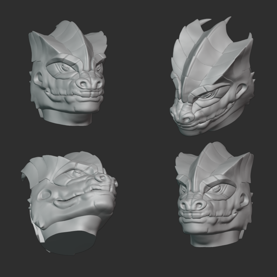 Reptilian Mask