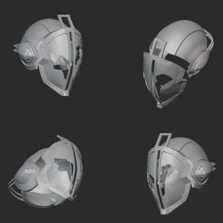 Dj Cyber Knight Mask
