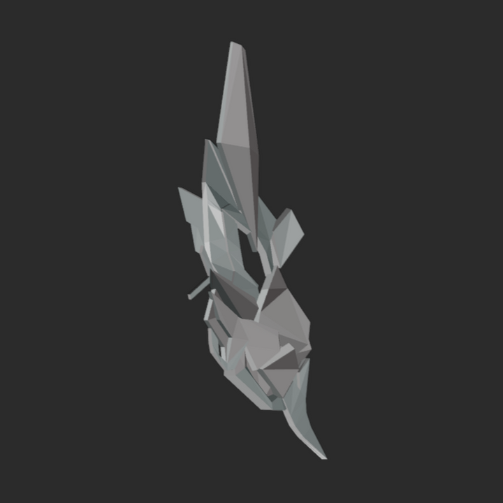 Low Poly Cat Mask