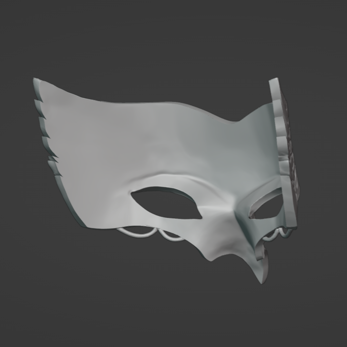 Crow Front Mask