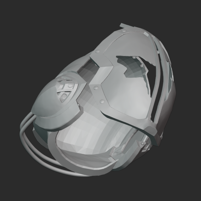 Dj Cyber Knight Mask