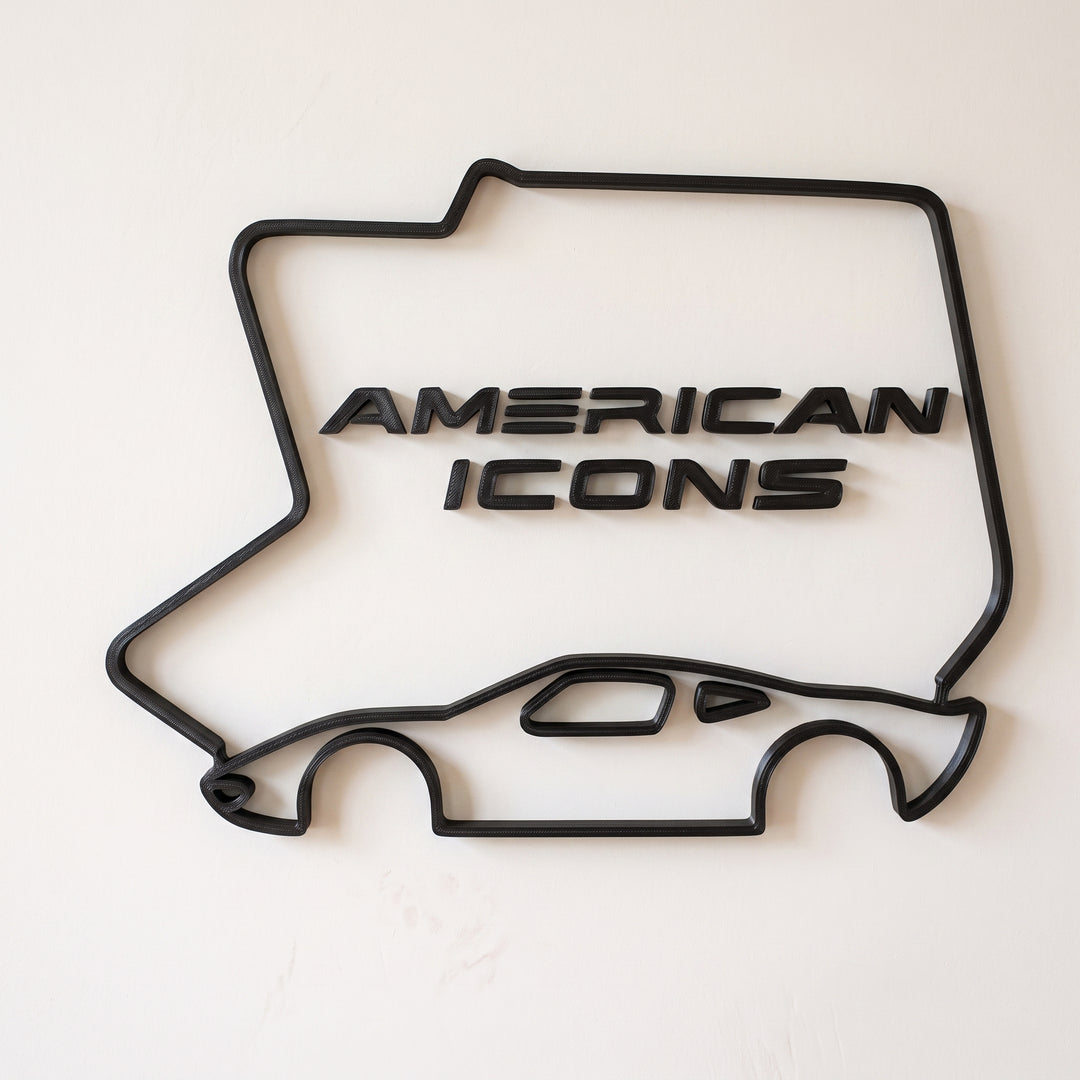 American Icons - 3D Printed Wall Art