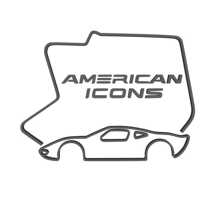 American Icons Wall Art - 3D Printable STL File