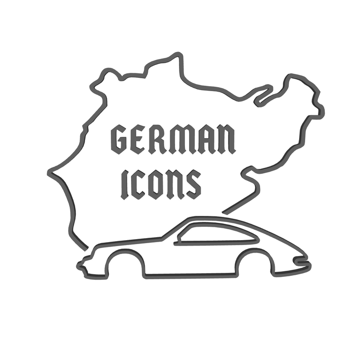 German Icons Wall Art - 3D Printable STL File