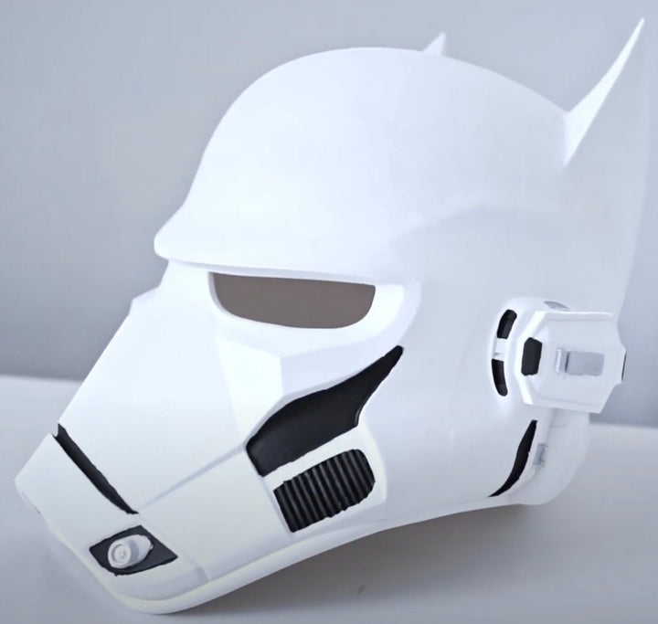 BatTrooper Mask - StormTrooper x Batman 3D Printed Replica | BatTrooper Helmet Replica
