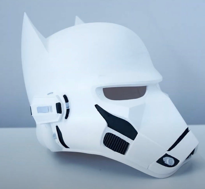 BatTrooper Mask - StormTrooper x Batman 3D Printed Replica | BatTrooper Helmet Replica