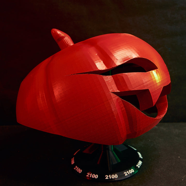 Pumpkin Mask - Orange Realistic Pumpkin Helmet/Cosplay