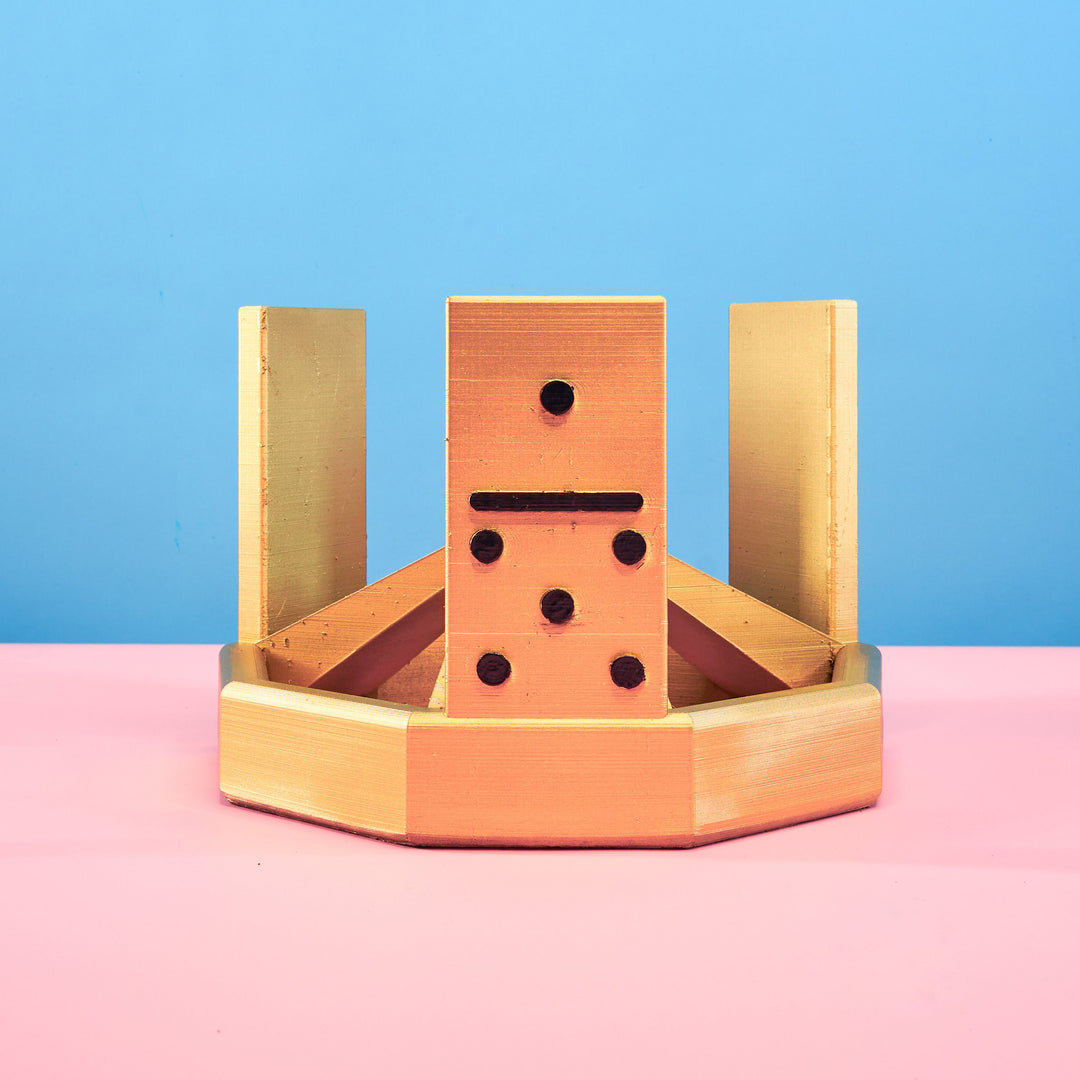Golden Crown Replica - 3D Printed Square Crown | Cosplay Golden Corona