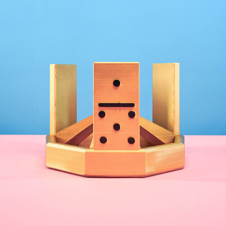 Golden Crown Replica - 3D Printed Square Crown | Cosplay Golden Corona