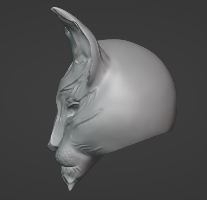 Ancient Cat Mask 3d Stl File | Ancient Cat Mask Digital File