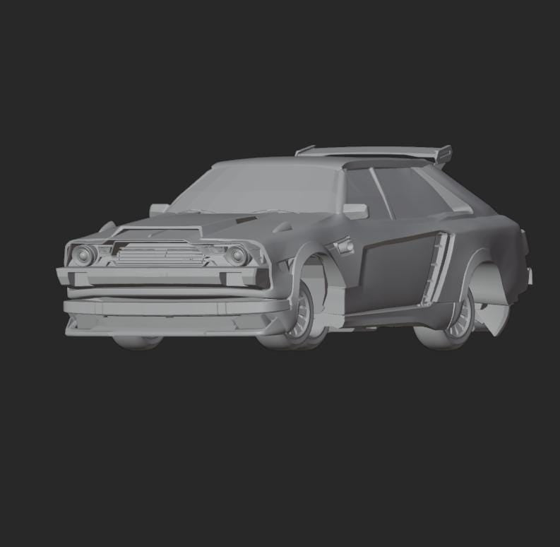 1987 Subaru Gl Hatchback 3d Stl File | 1987 Subaru Gl Hatchback Digital File