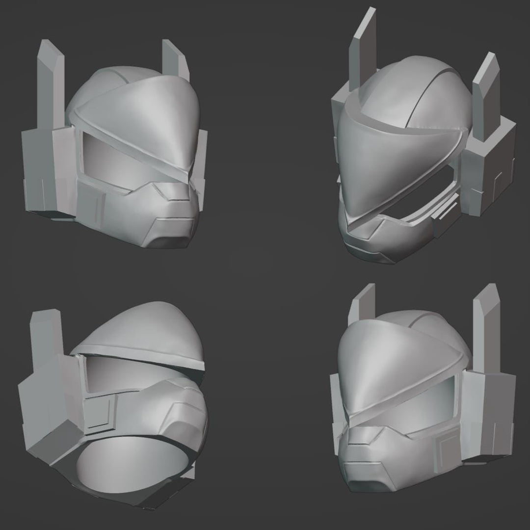 Anime Mech Mask Stl File | Anime Mech Mask Digital File