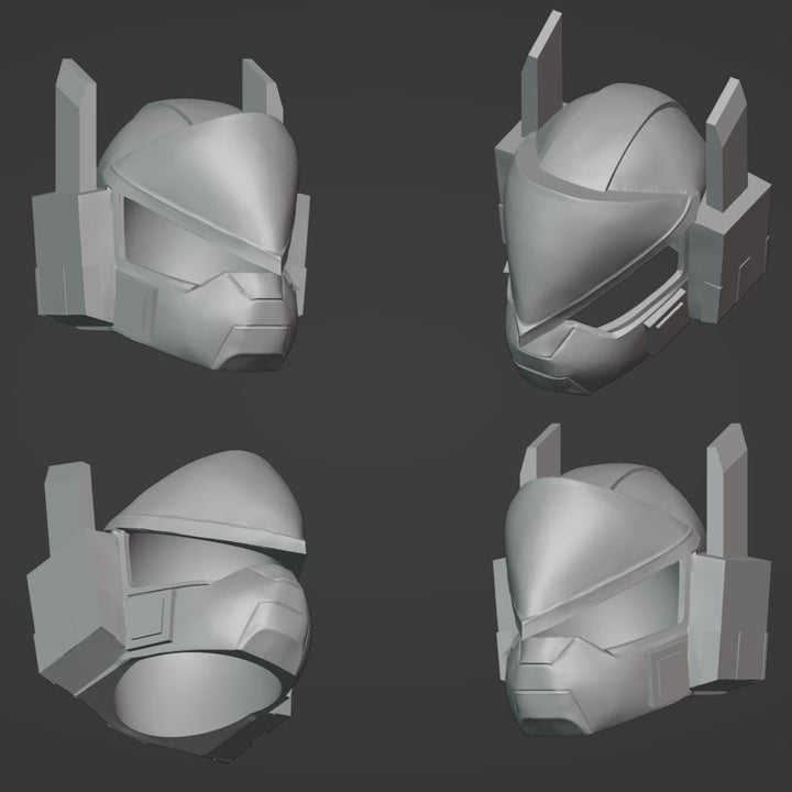 Anime Mech Mask Stl File | Anime Mech Mask Digital File