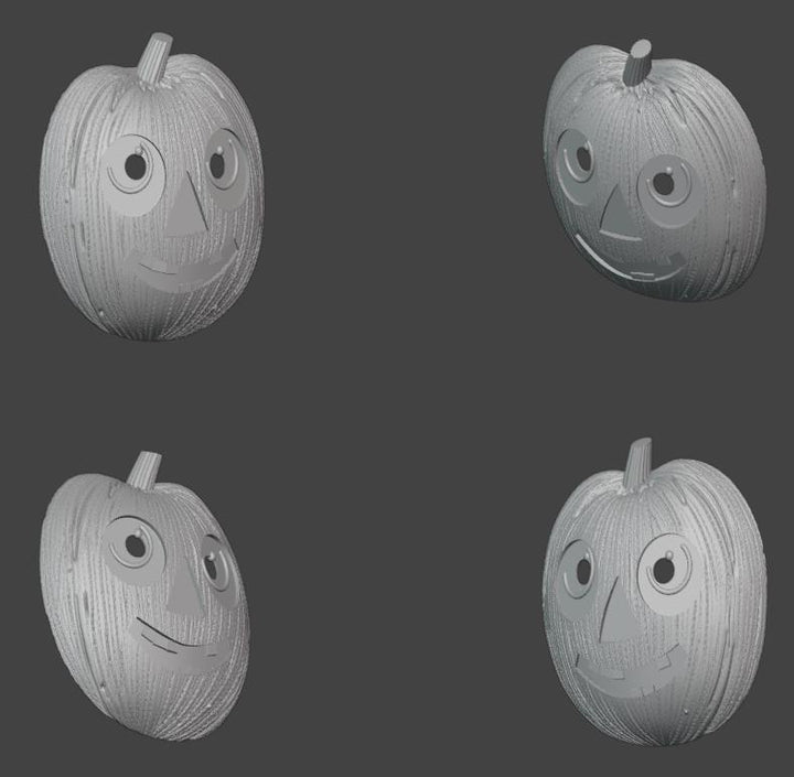 Pumpkin Mask 3d Stl File | Pumpkin Mask Digital File