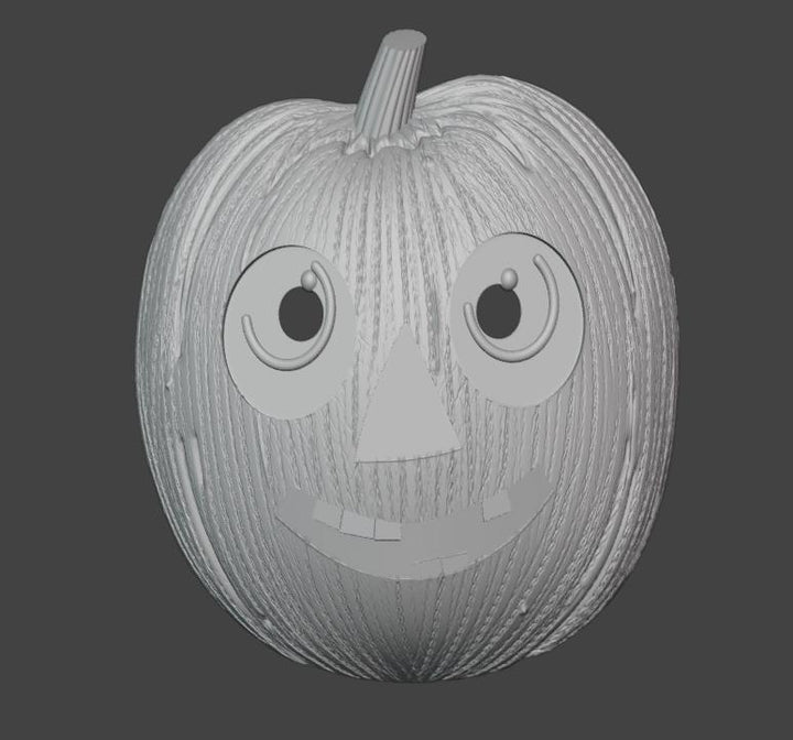 Pumpkin Mask 3d Stl File | Pumpkin Mask Digital File