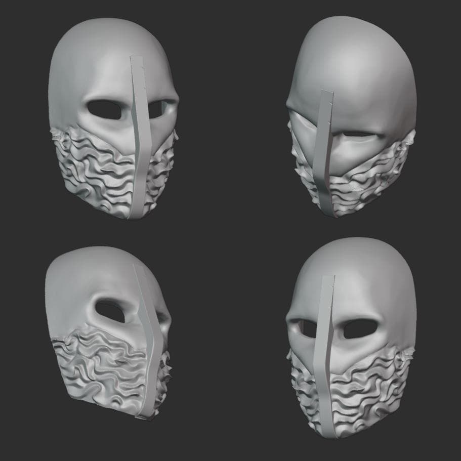 AVIANA inspired Mask Stl File | AVIANA inspired Mask Digital File