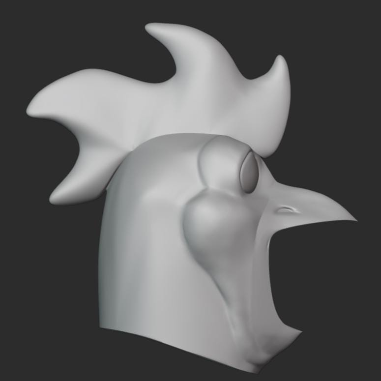 Cluckin Bell Mask Stl File | Cluckin Bell Mask Digital File
