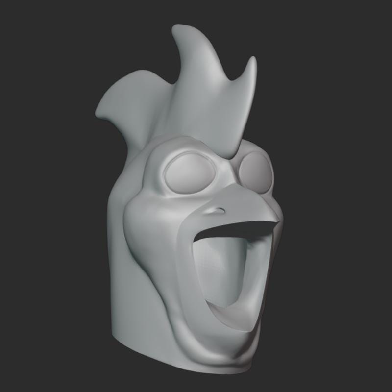 Cluckin Bell Mask Stl File | Cluckin Bell Mask Digital File