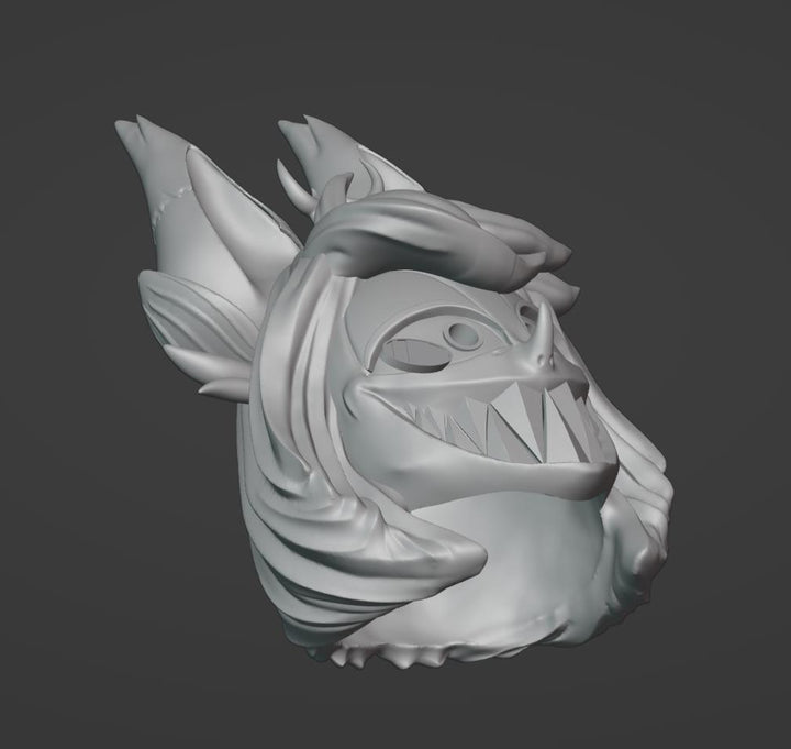 Alastor Mask Stl File | Alastor Mask Digital File