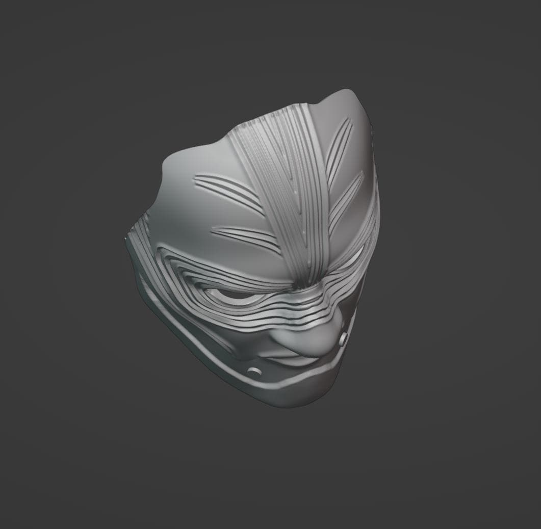 Bary Wyatt Wwc Mask Stl File | Bary Wyatt Wwc Mask Digital File