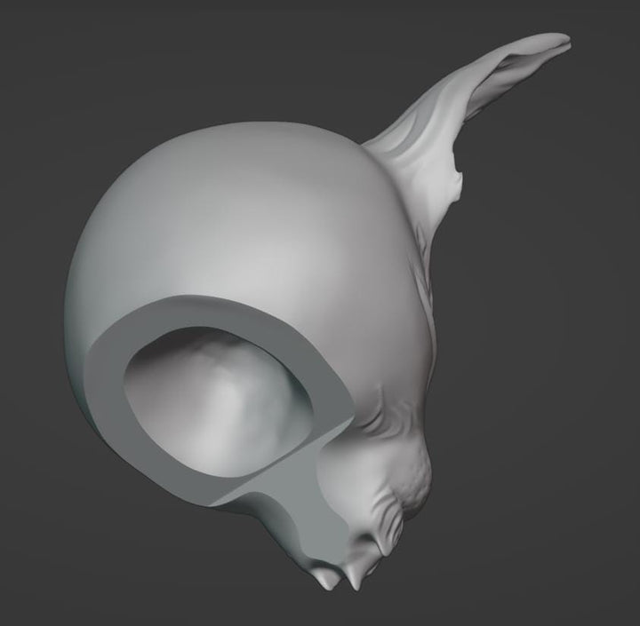 Ancient Cat Mask 3d Stl File | Ancient Cat Mask Digital File