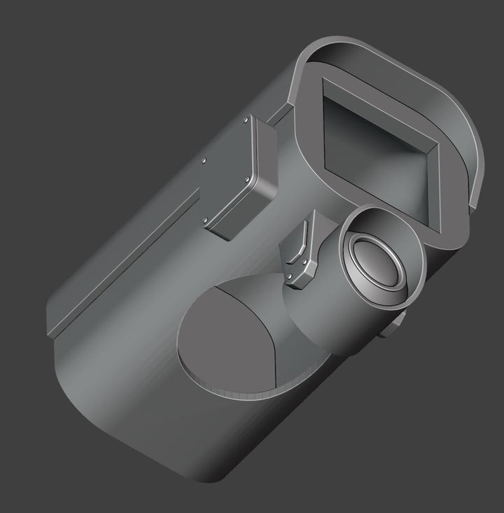 Camera Man Mask Stl File | Camera Man Mask Digital File