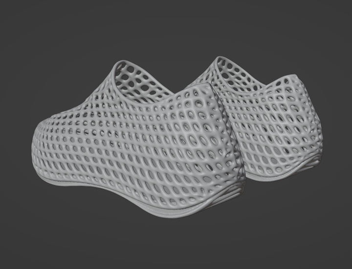 Futuristic Modern Shoes Stl File | Futuristic Modern Shoes Digital File