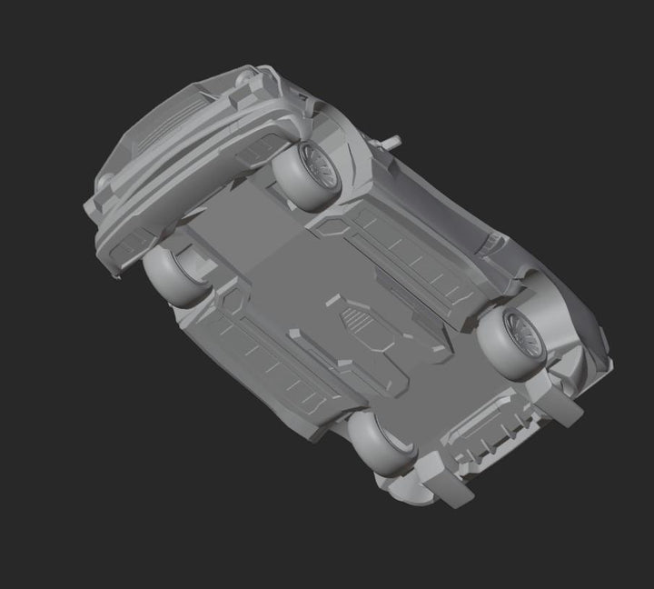 1987 Subaru Gl Hatchback 3d Stl File | 1987 Subaru Gl Hatchback Digital File