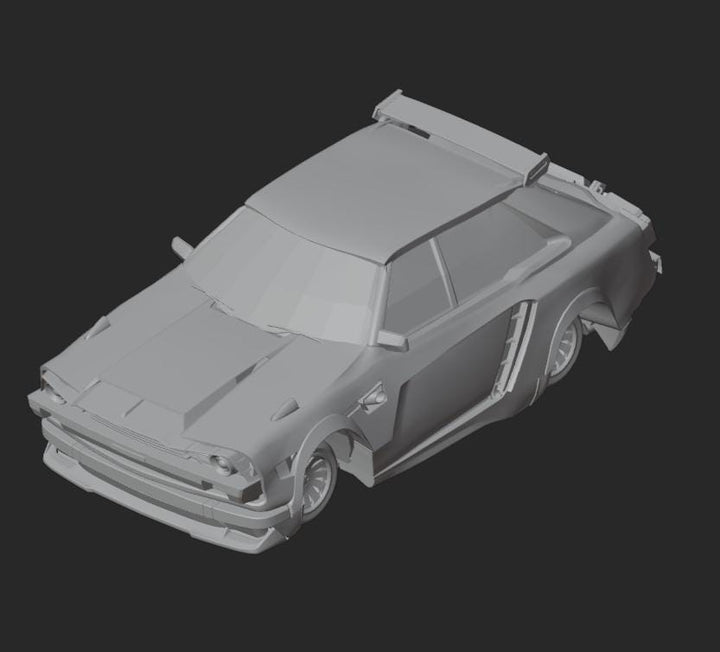 1987 Subaru Gl Hatchback 3d Stl File | 1987 Subaru Gl Hatchback Digital File