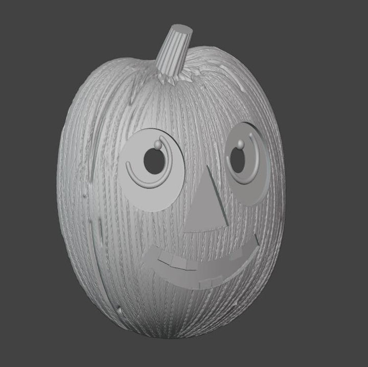Pumpkin Mask 3d Stl File | Pumpkin Mask Digital File