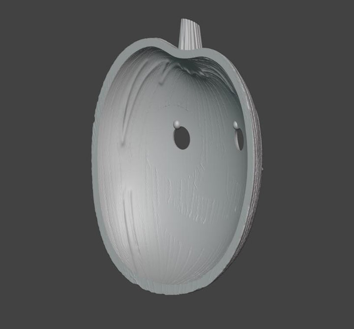 Pumpkin Mask 3d Stl File | Pumpkin Mask Digital File