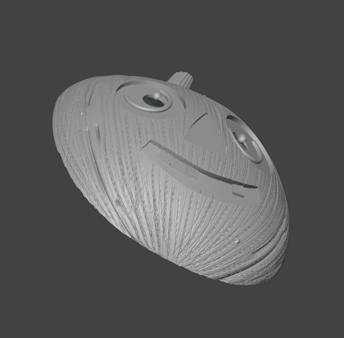 Pumpkin Mask 3d Stl File | Pumpkin Mask Digital File