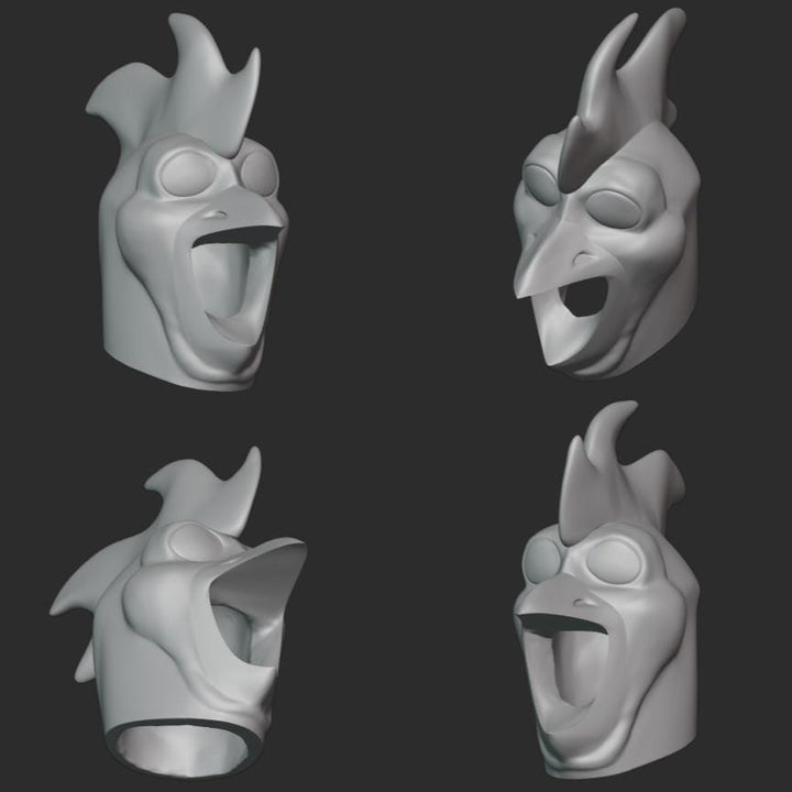 Cluckin Bell Mask Stl File | Cluckin Bell Mask Digital File