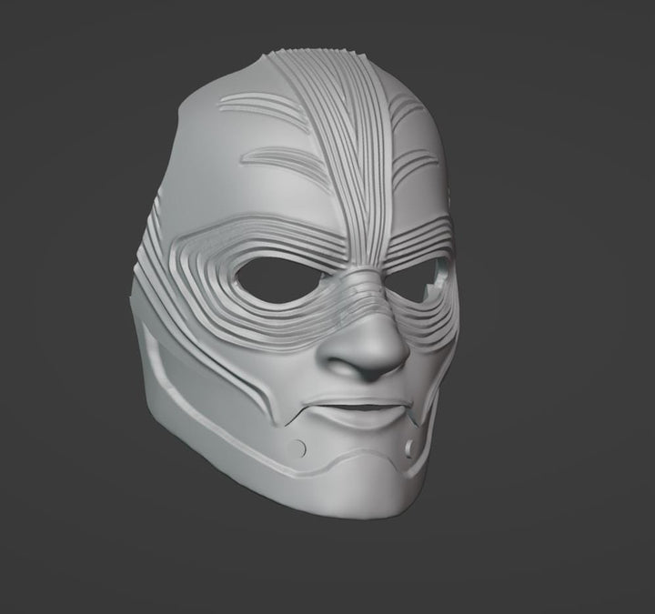 Bary Wyatt Wwc Mask Stl File | Bary Wyatt Wwc Mask Digital File