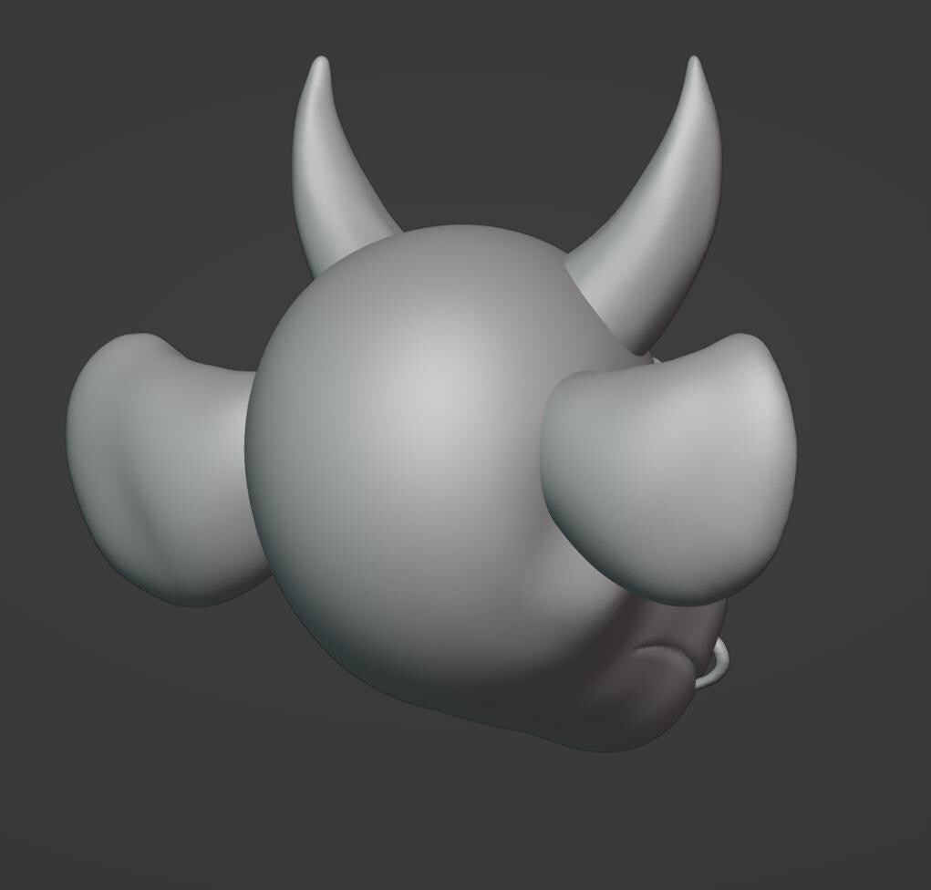 Cow Mask Stl File | Cow Mask Digital File