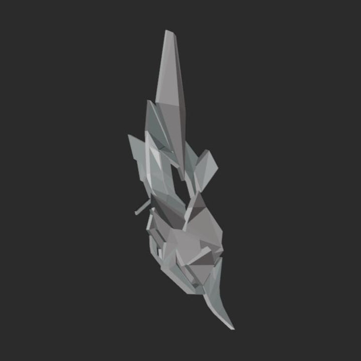 Low Poly Cat Stl File | Low Poly Cat Mask Digital File