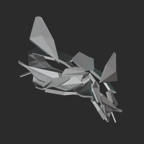 Low Poly Cat Stl File | Low Poly Cat Mask Digital File