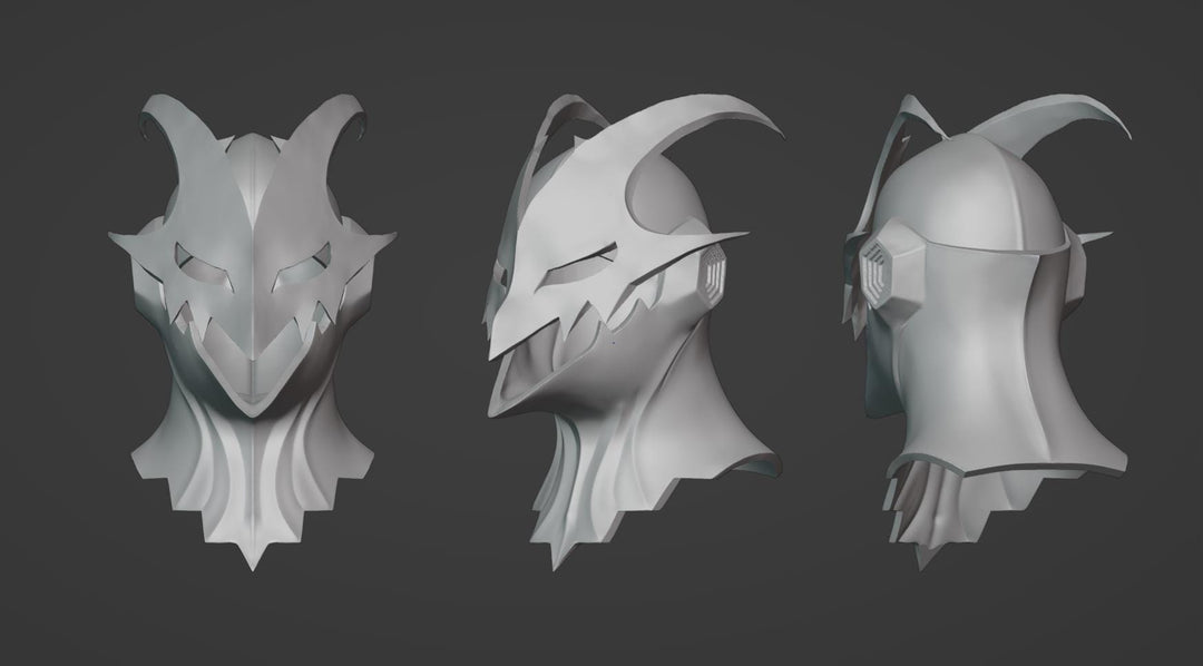 Goro Akechi Inspired Black Mask/Helmet