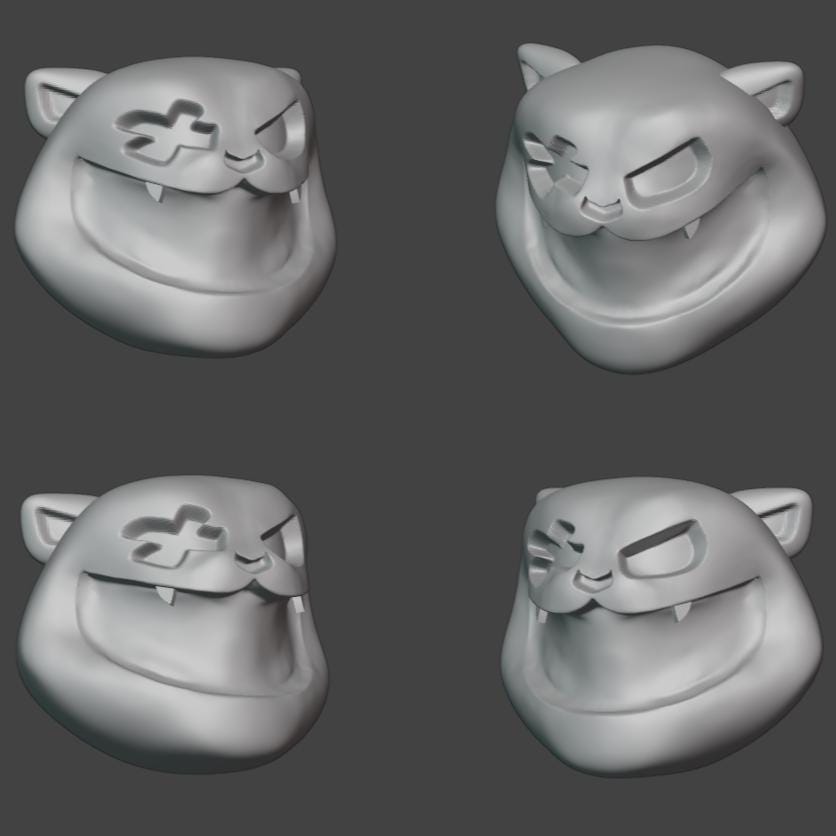 Danganronpa Cat Inspired Mask/Helmet/Cosplay