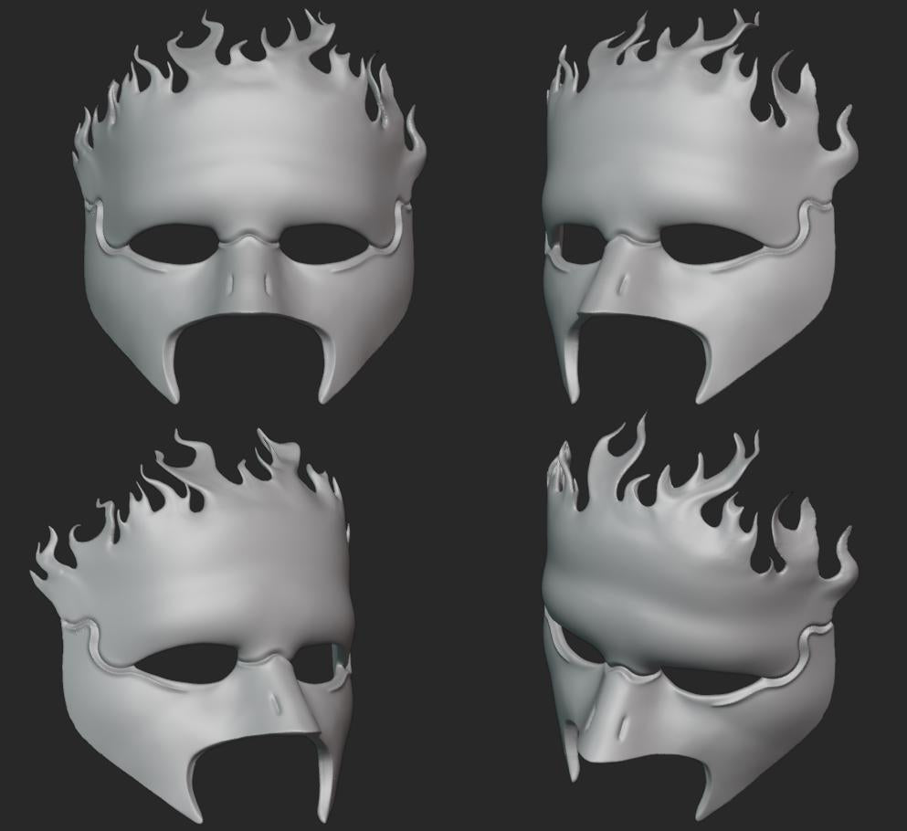 Phoenix Mask/Cosplay | Pick Any Color | Ideal Gift for Cosplay Fans | Includes Velcro Strap