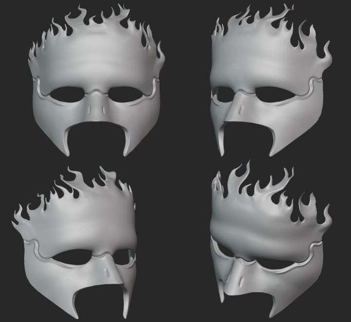 Phoenix Mask/Cosplay | Pick Any Color | Ideal Gift for Cosplay Fans | Includes Velcro Strap
