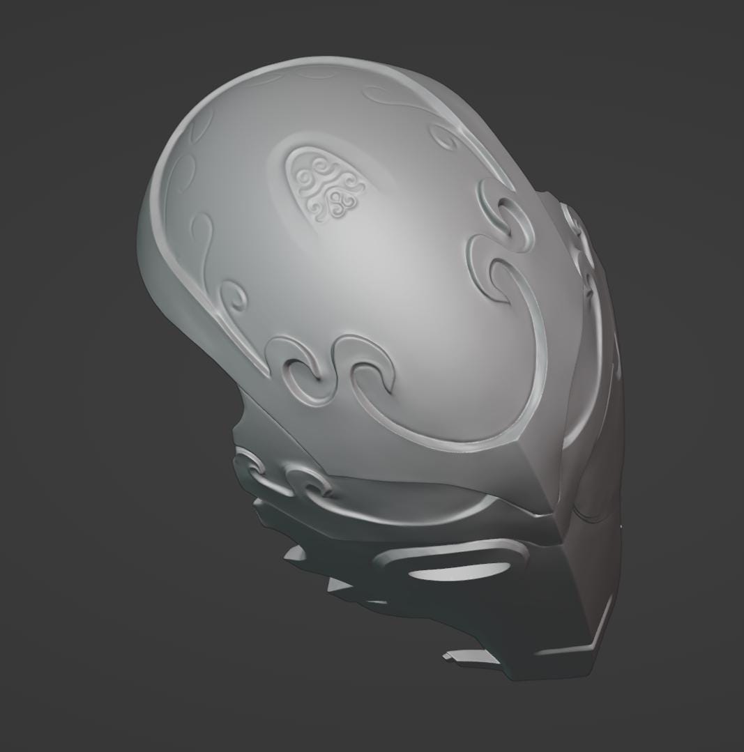 Ancient Face Mask 3d Stl File | Ancient Face Mask Digital File