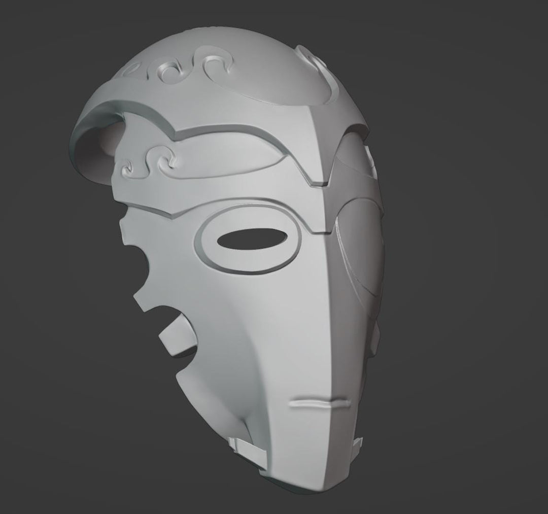 Ancient Face Mask 3d Stl File | Ancient Face Mask Digital File