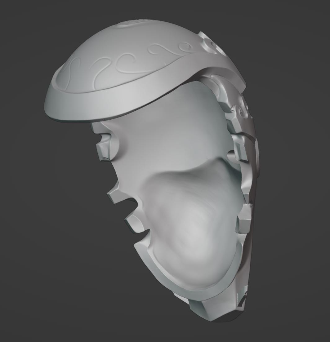 Ancient Face Mask 3d Stl File | Ancient Face Mask Digital File