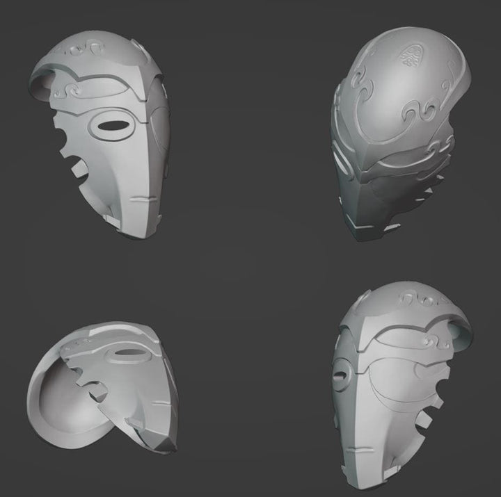 Ancient Face Mask 3d Stl File | Ancient Face Mask Digital File