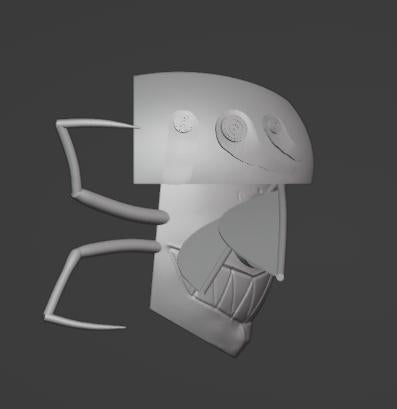 Bug Mask 3d Stl File | Bug Mask Digital File
