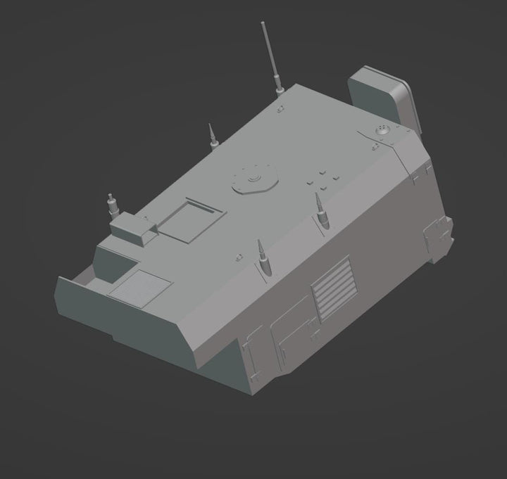Back Of Military Vehicle 3d Stl File | Back Of Military Vehicle Digital File
