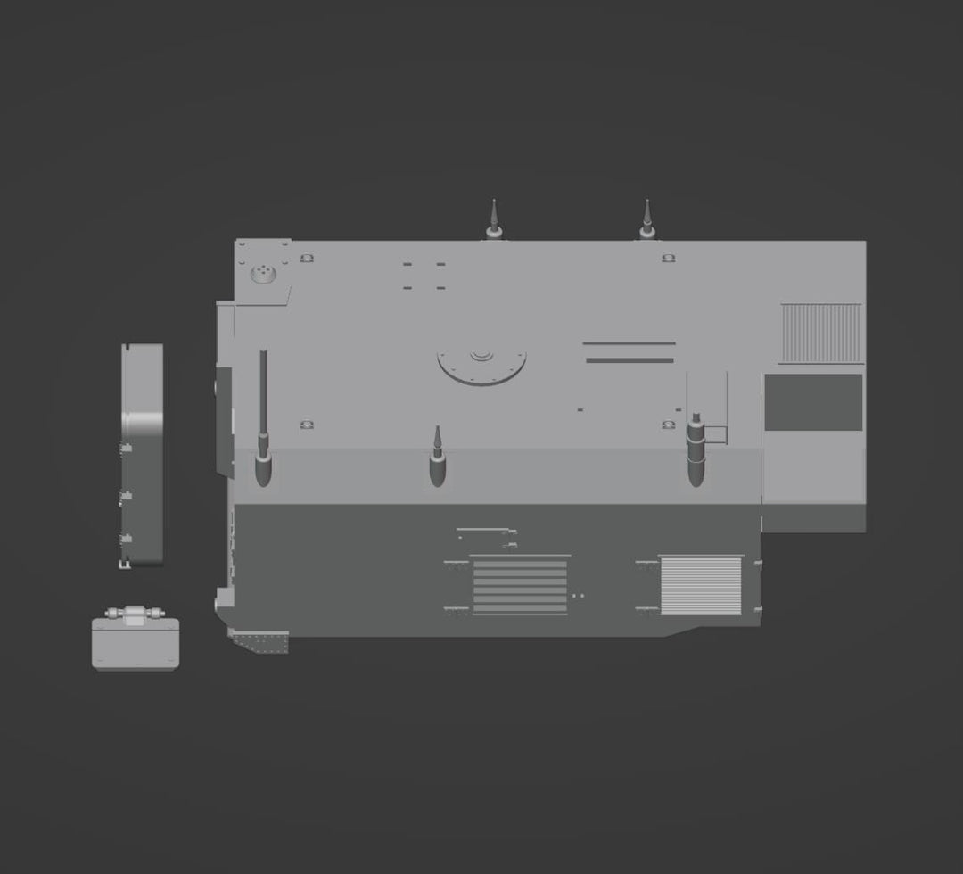 Back Of Military Vehicle 3d Stl File | Back Of Military Vehicle Digital File
