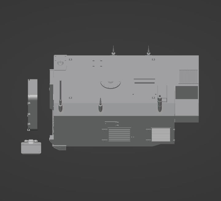 Back Of Military Vehicle 3d Stl File | Back Of Military Vehicle Digital File