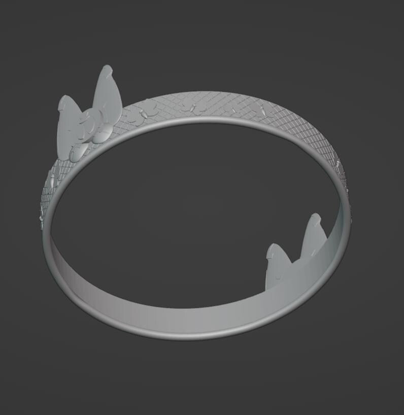 Butterfly Ring 3d Stl File | Butterfly Ring Digital File